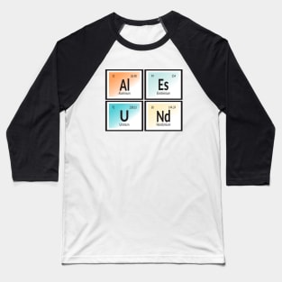 Alesund Table of Elements Baseball T-Shirt